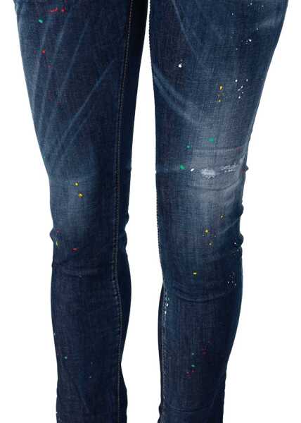 Pantaloni casual DSQUARED2 Skater Jean S71LB1165 Granatowy Barbati (BM 18420292) 4