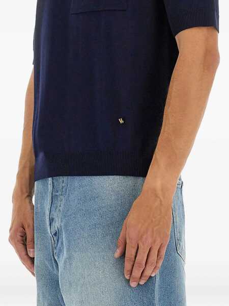 Pulovere Moschino Wool And Silk Sweater BLUE Barbati (BM 18420310) 4