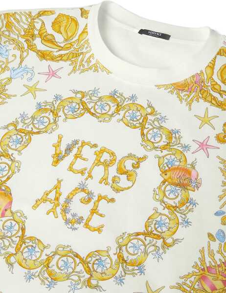 Tricouri Versace Underwater Baroque T-Shirt MULTICOLOUR Femei (BM 18420313) 3
