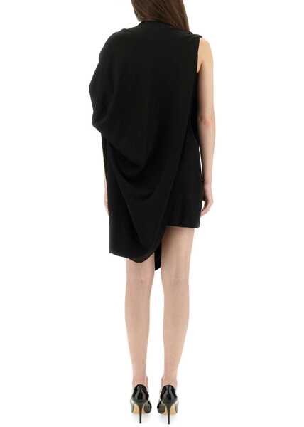 Rochii casual Jean Paul Gaultier Draped Dress With Piercings BLACK Femei (BM 18420325) 3