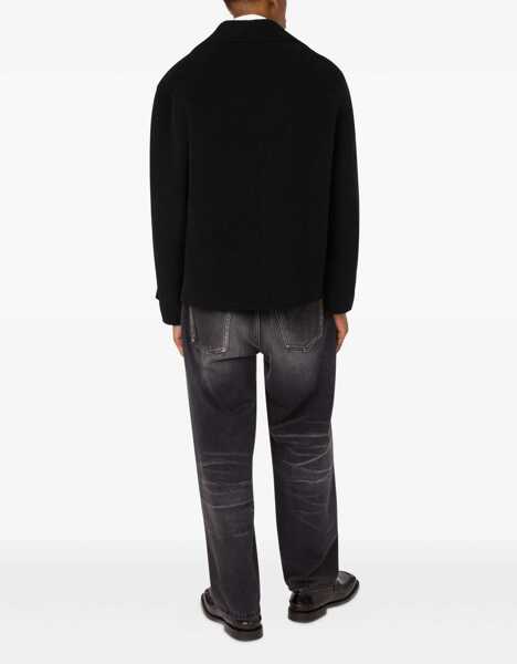 Sacouri Moschino Double-Breasted Jacket BLACK Barbati (BM 18420334) 3