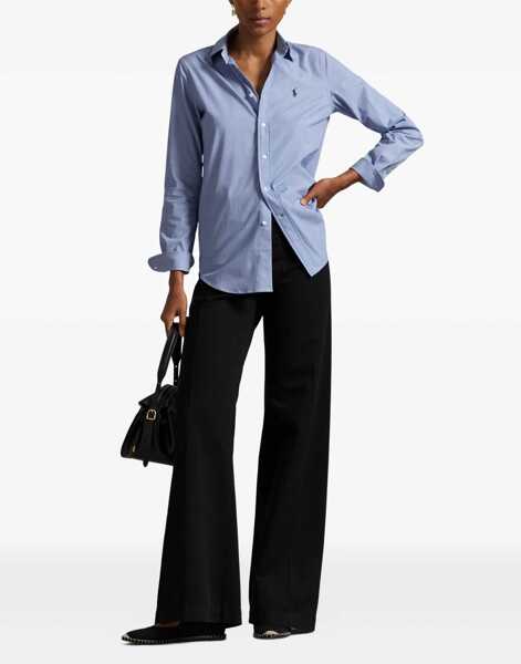 Bluze Ralph Lauren Shirt With Embroidered Logo BABY BLUE Femei (BM 18420343) 2