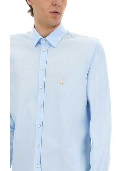 Camasi casual Moschino Cotton Poplin Shirt BABY BLUE Barbati (BM 18420349) 4