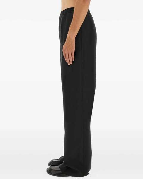 Pantaloni casual Moschino Wool Canvas Pants BLACK Barbati (BM 18420385) 3