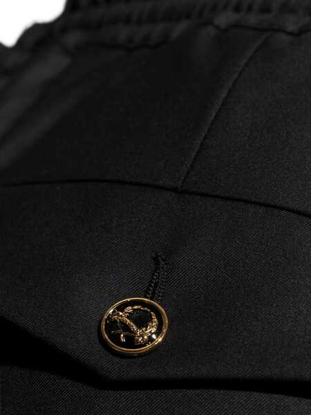 Pantaloni casual Moschino Wool Canvas Pants BLACK Barbati (BM 18420385) 5