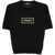 Versace Logo Knit T-Shirt BLACK