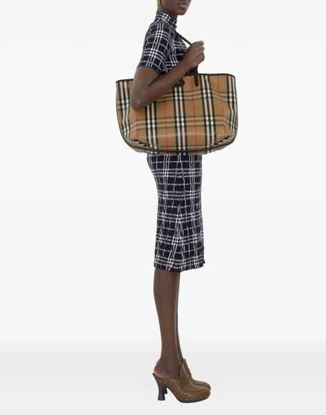 Genti de umar Burberry Highlands Tote Bag Medium BEIGE Femei (BM 18420529) 2