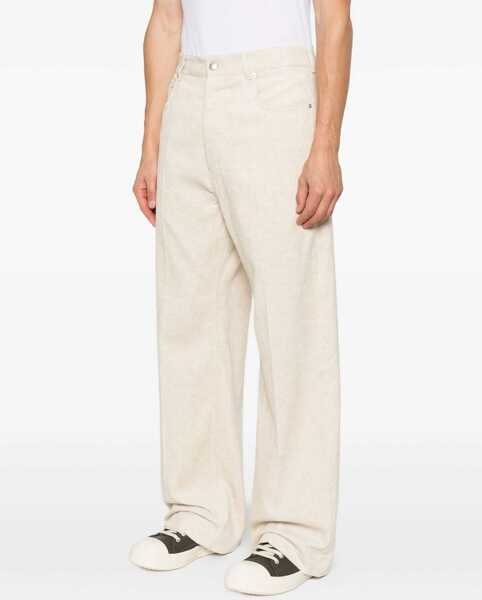 Pantaloni casual Rick Owens Refined corduroy Geth Pants NATURAL Barbati (BM 18420556) 3