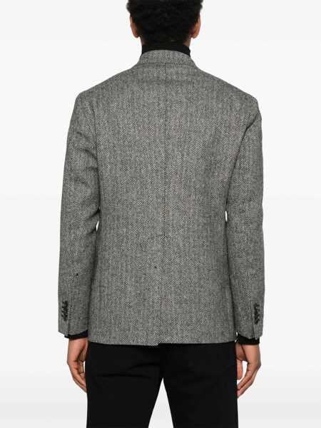 Geci Tagliatore Tagliatore Jackets Black Barbati (BM 18422538) 4