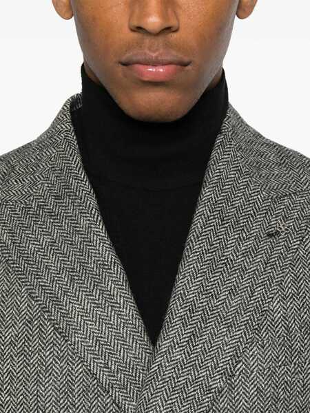 Geci Tagliatore Tagliatore Jackets Black Barbati (BM 18422538) 5