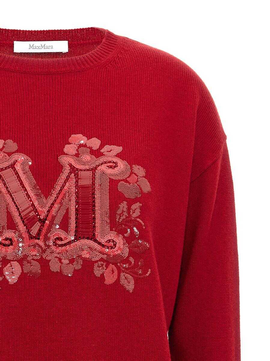 Pulovere Max Mara Max Mara Quota Sweater RED Femei (BM 18422793) 3