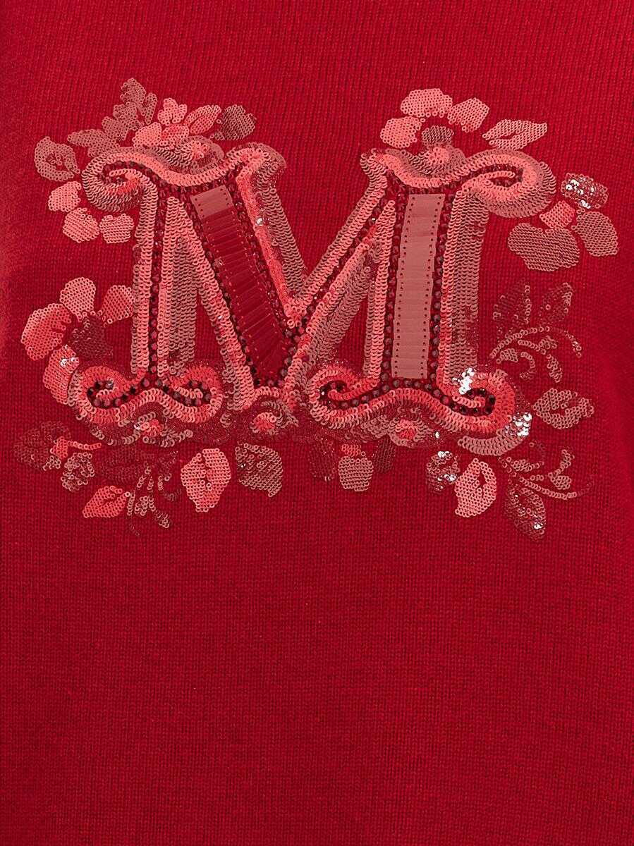 Pulovere Max Mara Max Mara Quota Sweater RED Femei (BM 18422793) 4