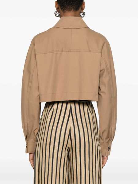 Geci Max Mara Max Mara Smalto Jacket BROWN Femei (BM 18422952) 4