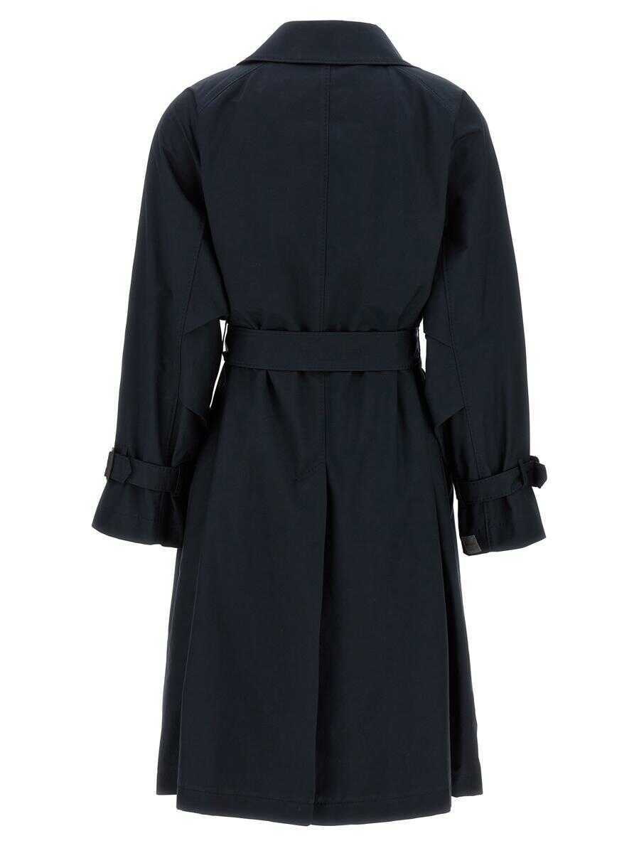 Geci Max Mara Max Mara The Cube Ctrench Trench Coat BLUE Femei (BM 18423510) 3