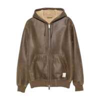 Geci Emporio Armani Lamb Shearling Oversized-Fit Blouson Barbati