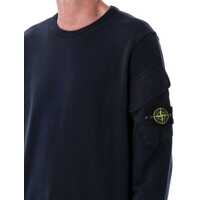 Pulovere Stone Island pentru Barbati - Pulovere Stone Island Stone Island Brushed Organic Cotton Sweatshirt NAVY Barbati (BM 18423990) - B-mall.ro