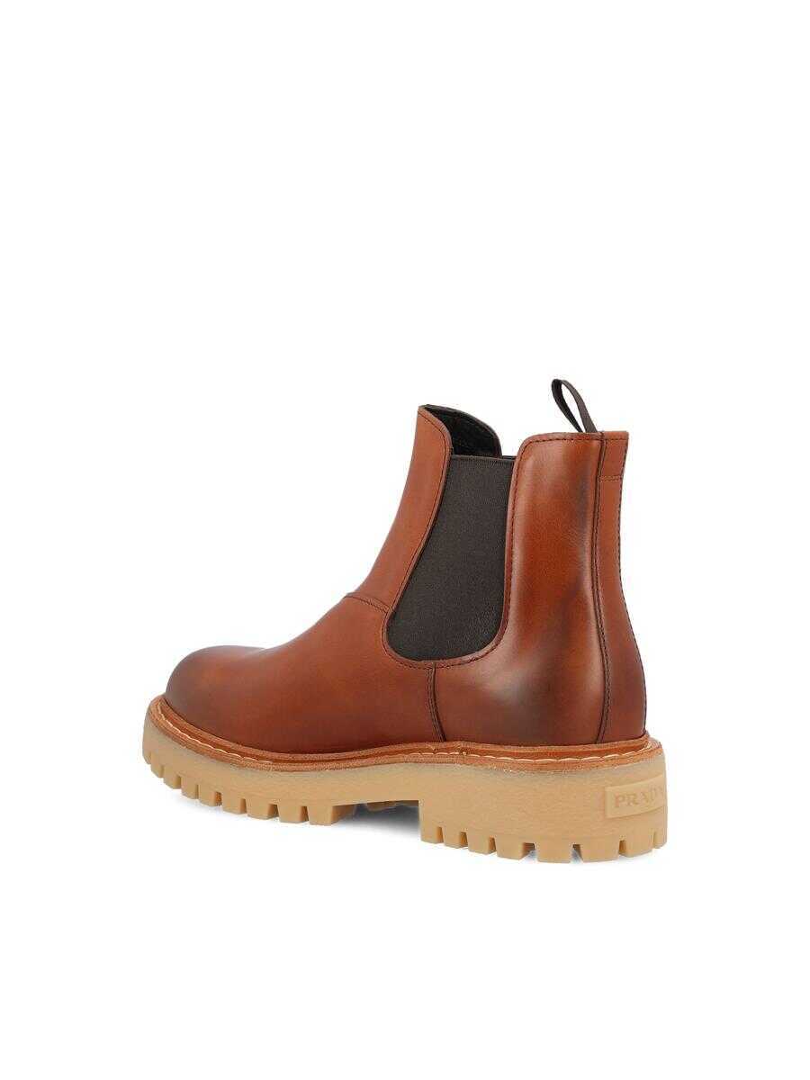 Bocanci Prada Prada Boots Brown Barbati (BM 18424149) 3