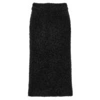 Fuste Balenciaga Tweed Midi Skirt Femei