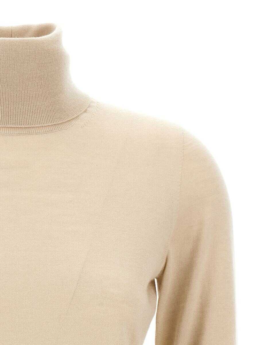 Pulovere Max Mara Max Mara Adda Sweater Beige Femei (BM 18425010) 3