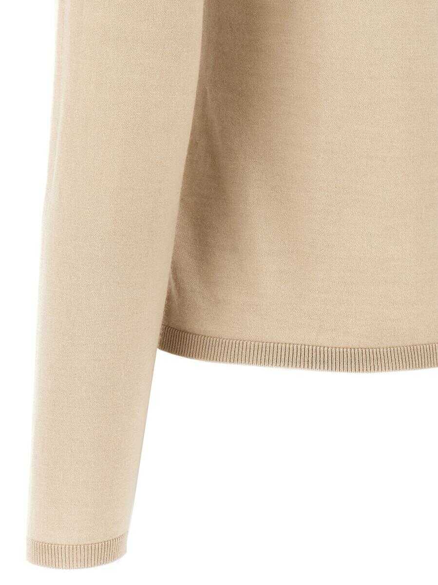 Pulovere Max Mara Max Mara Adda Sweater Beige Femei (BM 18425010) 4