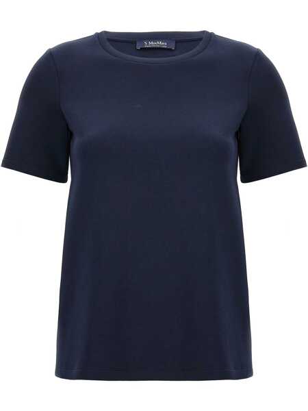 Tricouri Max Mara S Max Mara Fianco T-Shirt  BLUE Femei (BM 18425883) 1