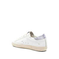 Incaltaminte Golden Goose Dama - Sneakers Golden Goose Golden Goose Super Star Leather Upper And Toe Glitter Star Laminated Heel. Shoes WHITE Femei (BM 18426138) - B-mall.ro