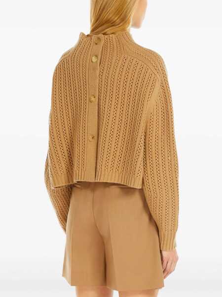 Cardigane Max Mara Max Mara Hodeida Cardigan Beige Femei (BM 18426210) 3