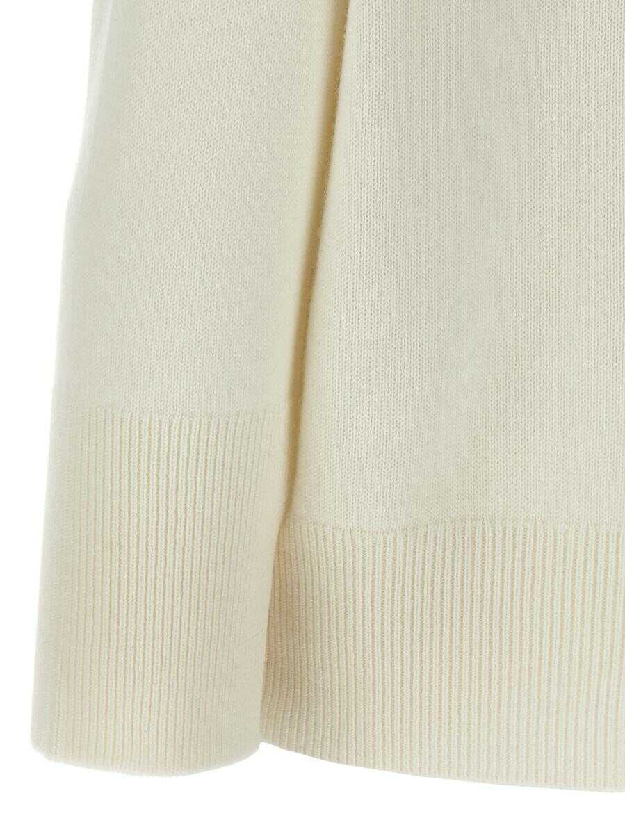 Pulovere Brunello Cucinelli Brunello Cucinelli Monile Detail Sweater Beige Femei (BM 18426717) 4