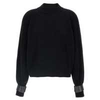 Pulovere Brunello Cucinelli 'Monile' Cuffs Sweater Femei