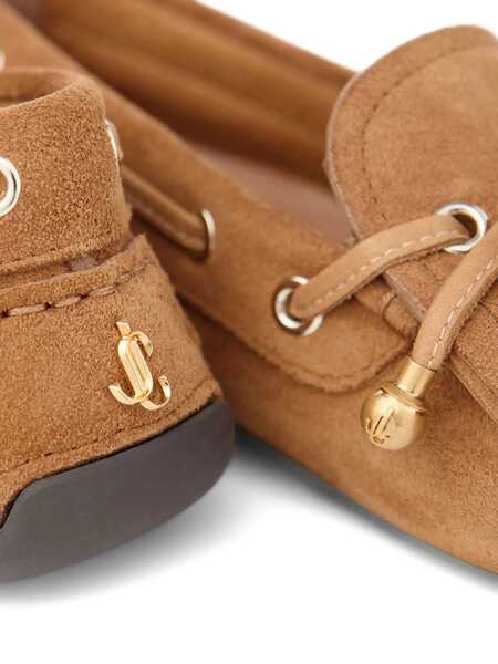 Mocasini Jimmy Choo Jimmy Choo Flat Shoes BROWN Femei (BM 18426831) 5