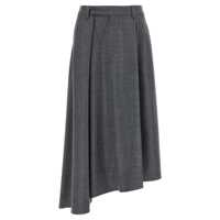 Fuste Brunello Cucinelli Asymmetrical Wool Skirt Femei