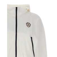 Imbracaminte Dama pagina 549 - Cardigane Brunello Cucinelli White Sweatshirt With Fixed Hood And Logo Patch On The Front In Cotton Blend Woman WHITE Femei (BM 18426939) - B-mall.ro