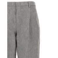 Imbracaminte Dama pagina 598 - Pantaloni casual Brunello Cucinelli Brunello Cucinelli Pleat Pants GRAY Femei (BM 18426945) - B-mall.ro