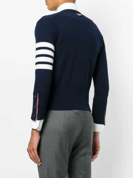 Pulovere Thom Browne Thom Browne Sweaters BLUE Barbati (BM 18427002) 4