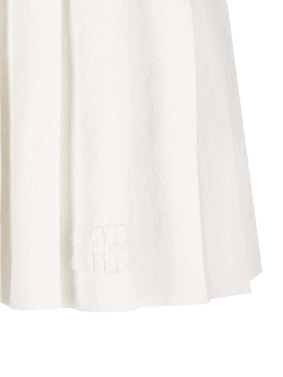 Fuste Miu Miu Miu Miu Skirts WHITE Femei (BM 18427023) 3