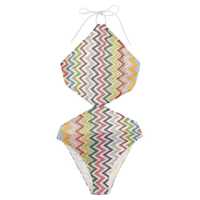 Costume de baie Missoni Zigzag Pattern One-Piece Swimsuit Femei