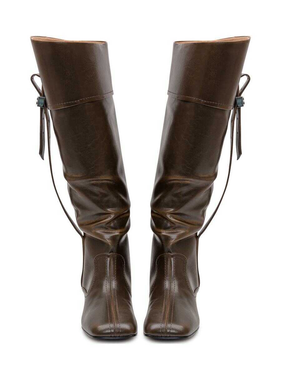 Bocanci Ganni Ganni Butterfly Boots BROWN Femei (BM 18427539) 3