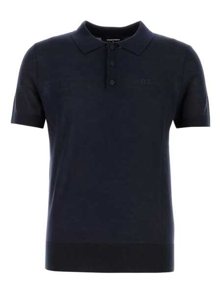 Tricouri Polo DSQUARED2 DSQUARED2 Polo BLUE Barbati (BM 18427572) 1