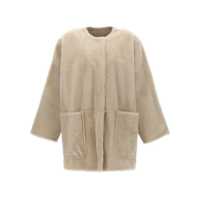 Geci Max Mara 'Santos' Reversible Sheepskin Jacket Femei