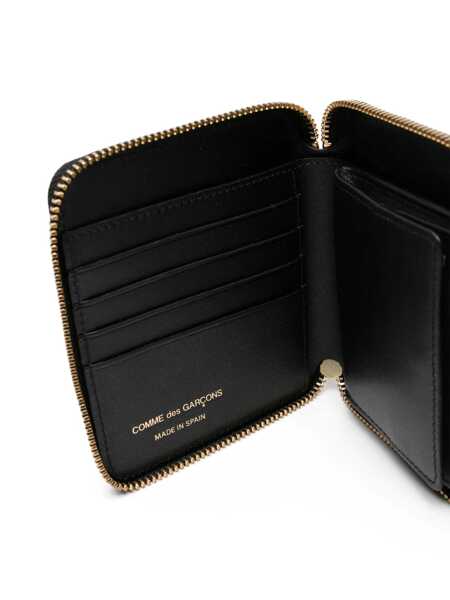 Portofele Comme des Garons Comme Des Garons Embossed Logotype Wallet Accessories Black Femei (BM 18427623) 3