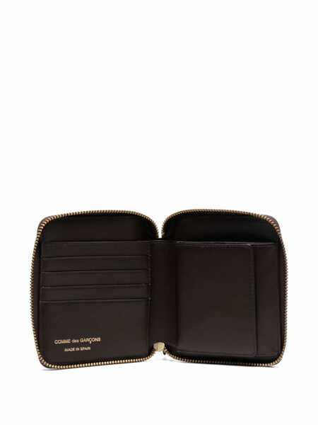 Portofele Comme des Garons Comme Des Garons Embossed Logotype Wallet Accessories BROWN Femei (BM 18427626) 3