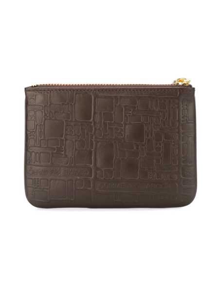 Genti de mana Comme des Garons Comme Des Garons Embossed Logotype Pouch Accessories BROWN Femei (BM 18427638) 2