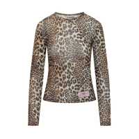 Topuri Ganni Long Sleeve Tops Femei