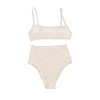 Costume de baie Lido Bikini / Straight Neckline Top / High Waist Bottom Femei