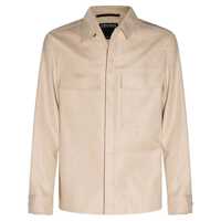 Geci Zegna Beige Linen Casual Jacket Barbati