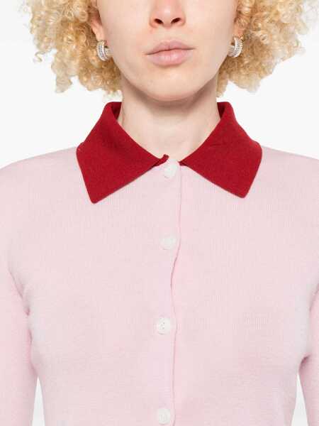 Cardigane Self-Portrait Wool cardigan Pink Femei (BM 18428355) 5