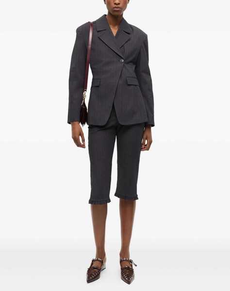 Sandale Ganni Oleatex laced Mules TAWNY PORT Femei (BM 18428446) 4