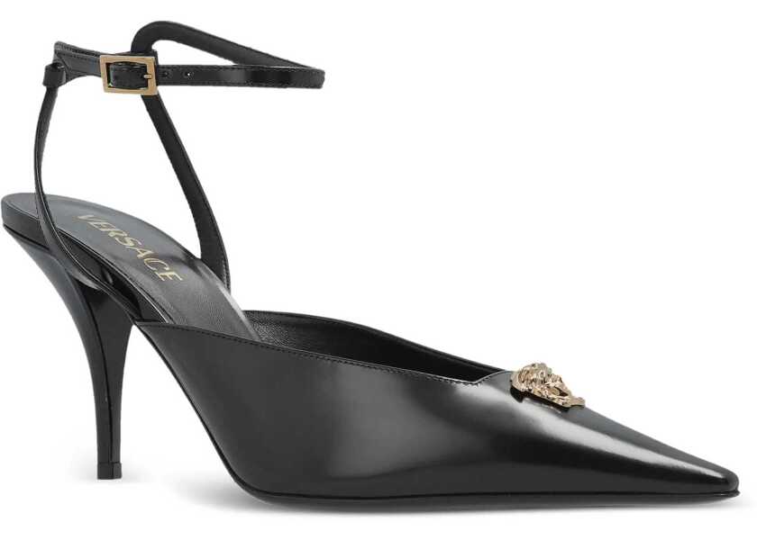 Pantofi cu toc Versace Medusa Dcollet BLACK-VERSACE GOLD Femei (BM 18428467) 2