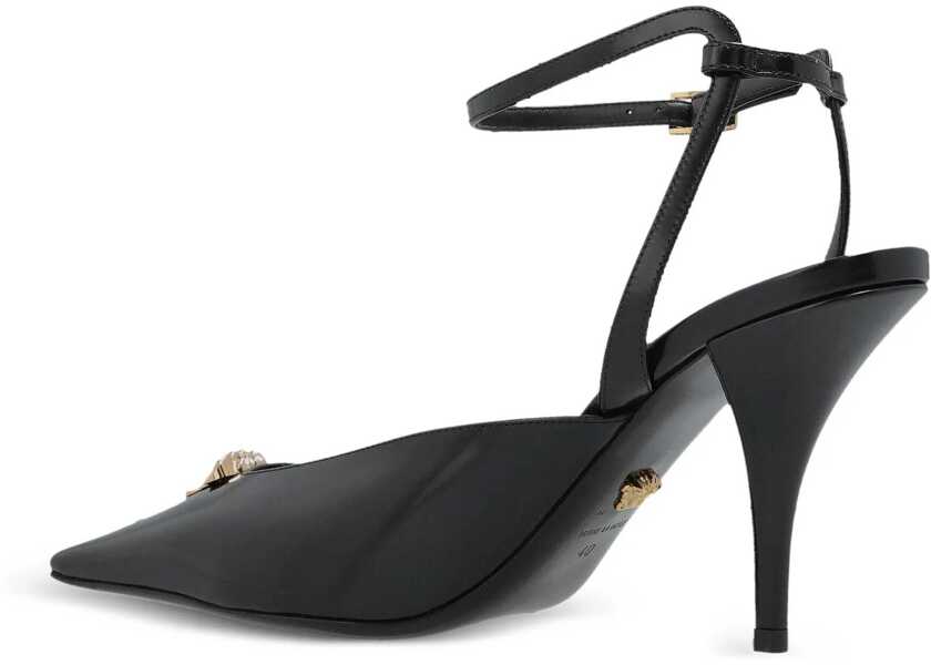 Pantofi cu toc Versace Medusa Dcollet BLACK-VERSACE GOLD Femei (BM 18428467) 4