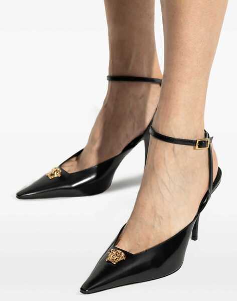 Pantofi cu toc Versace Medusa Dcollet BLACK-VERSACE GOLD Femei (BM 18428467) 5